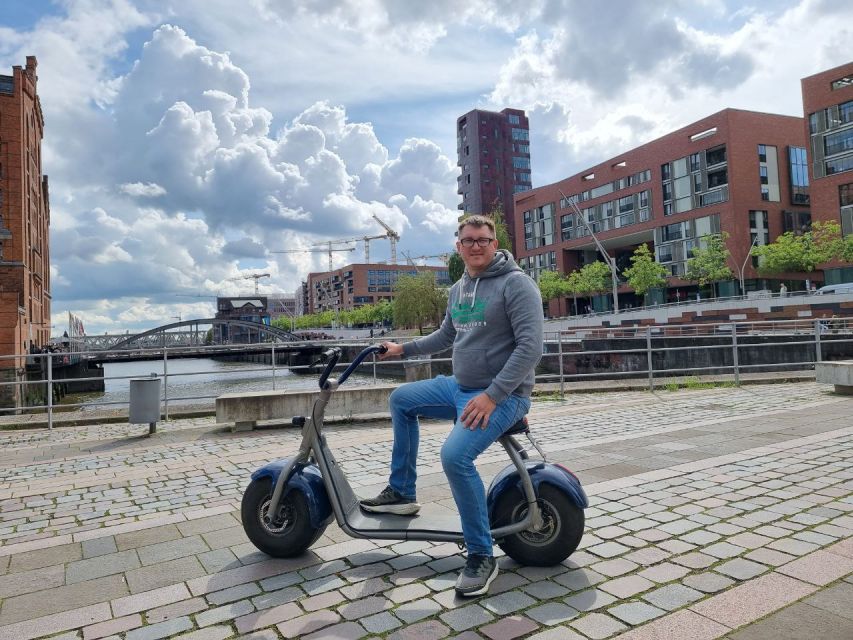 2 Hours Hamburg E-scooter Tour - HafenCity and the Marco Polo Tower area