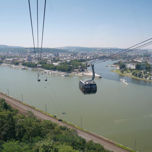 2-River Day-trip by boat to Koblenz and return from Alken - The Rhine section is short but worthwhile