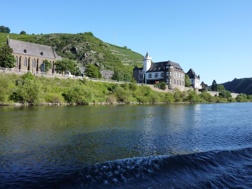 2-River Day-trip by boat to Koblenz and return from Alken - Castles, locks, and the old Moselle villages