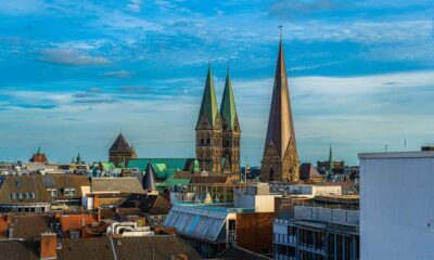 Above the rooftops of Bremen