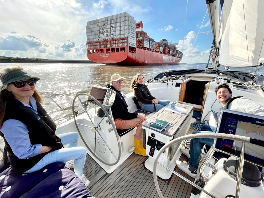 "After Work" - Sailing-Yacht Cruising Event, Hamburg/Elbe - Teufelsbrück, Airbus, and Mühlenberger Loch