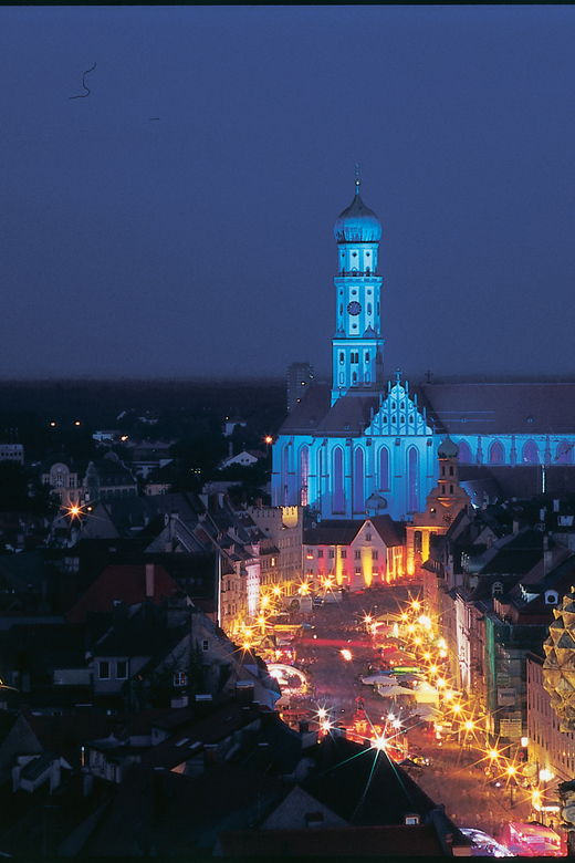 Augsburg: Illuminated Guided Evening Walking Tour - Augsburg Cathedral and St. Ulrich and Afra