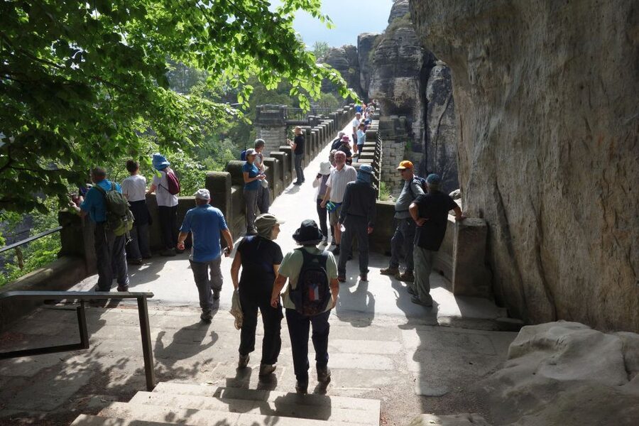 Bastei Bridge & Gorge Boat Ride - Day Trip from Dresden - Neurathen Castle and Rathen on foot