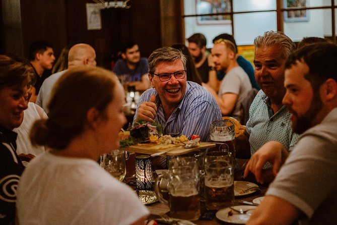 Bavarian Beer and Food Evening Tour in Munich - A quick look inside Hofbräuhaus