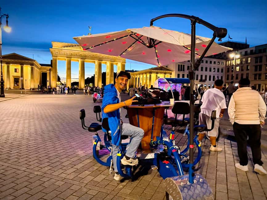 Beer Bike & Party Bike: Unforgettable Berlin City Tour incl. pickup - Key points to know before you book