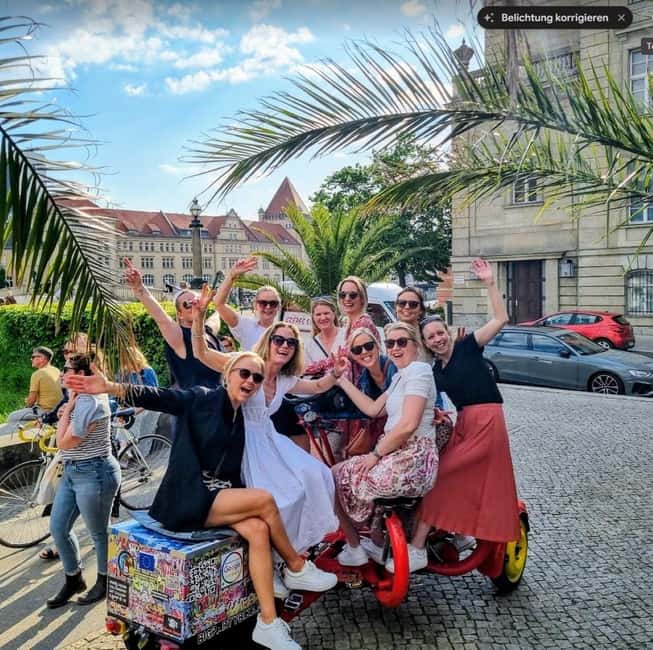 Beer Bike & Party Bike: Unforgettable Berlin City Tour incl. pickup - Brandenburg Gate and the Reichstag
