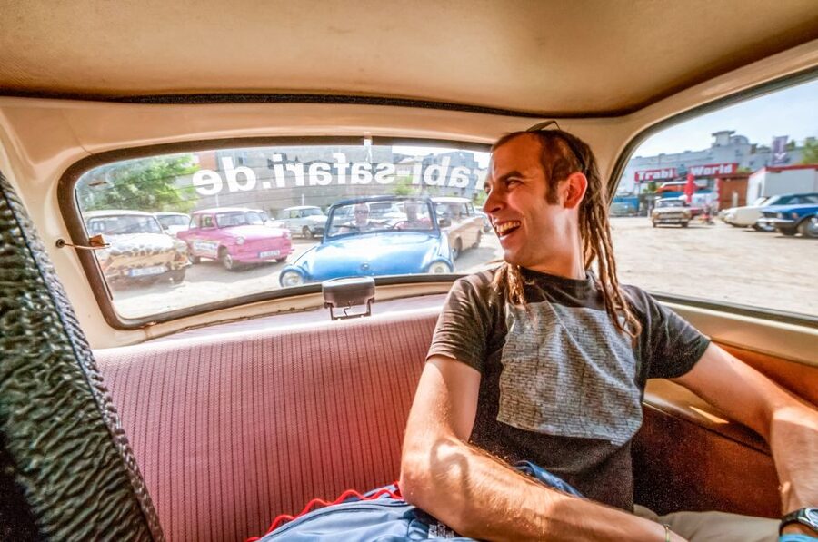 Berlin: 75-minute Trabi Safari - Berlin Cathedral, the Red City Hall, and the TV Tower
