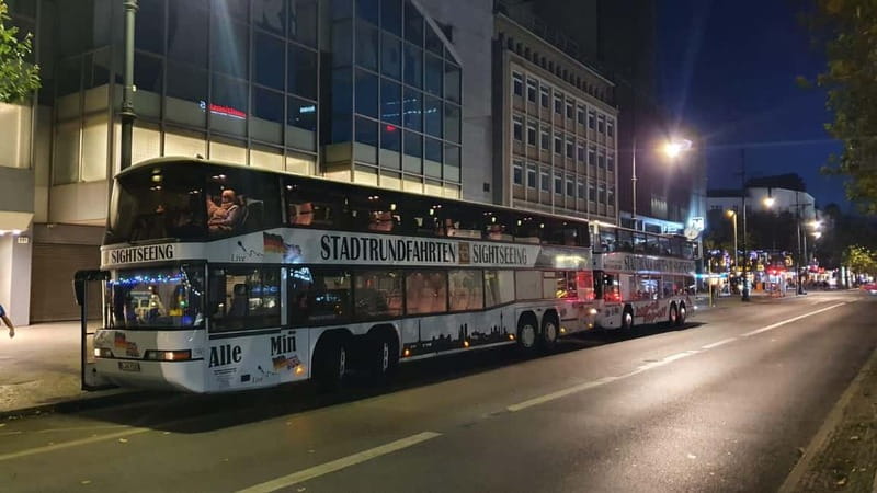 Berlin: Bus Tour by Night with Live Commentary - Starting at Kurfürstendamm
