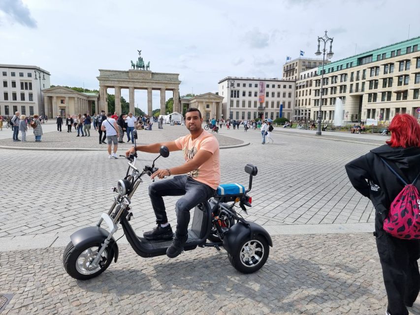 Berlin City: 2 Hour Guided Fat Tire E-Scooter Tour - Checkpoint Charlie and the story of a divided city