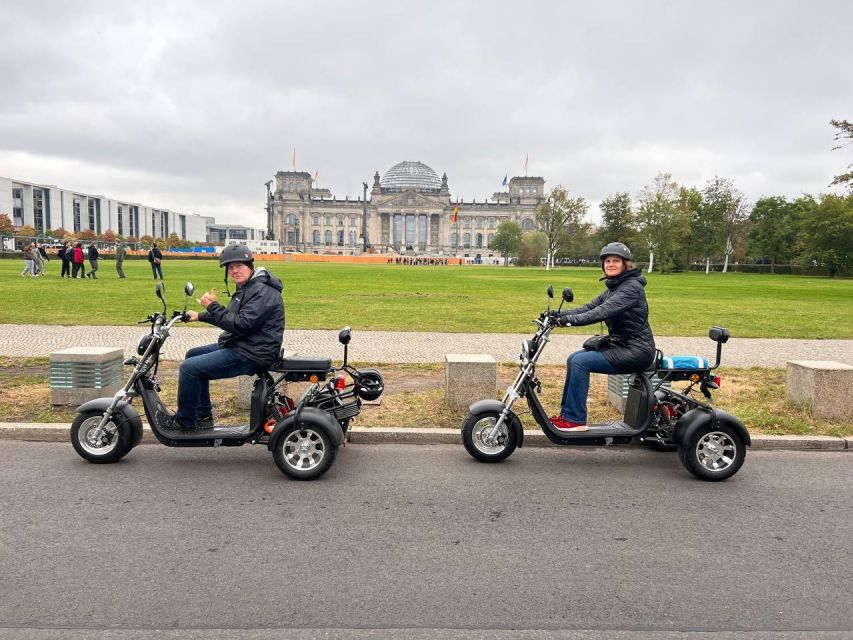 Berlin City: 2 Hour Guided Fat Tire E-Scooter Tour - What the guides add to a short tour