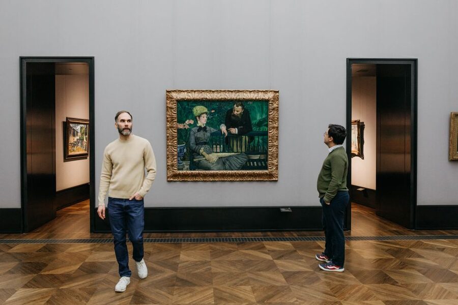 Berlin: Entry to Alte Nationalgalerie - Following the 19th-century story