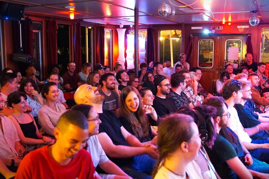 Berlin: Laughing Spree Comedy Show on a Boat - Why the open-mic lineup matters