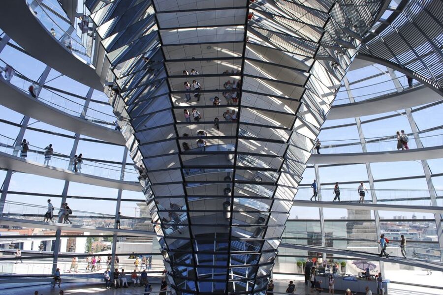 Berlin: Private Reichstag and Glass Dome Tour - The Reichstag glass dome and Berlin views