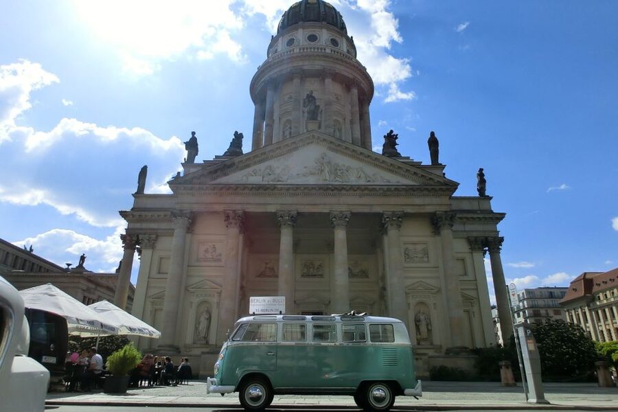 Berlin: Sightseeing Tour in Classic Volkswagen T1 Samba Bus - The TV Tower and return to the cathedral