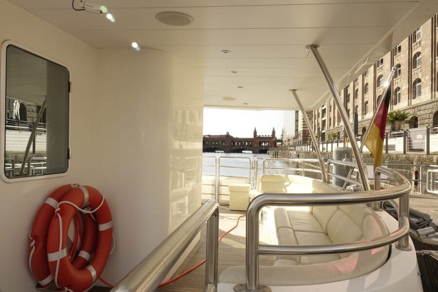 Berlin: Solar Powered Sunset Catamaran Cruise & Audio Guide - What the solar boat feels like on board