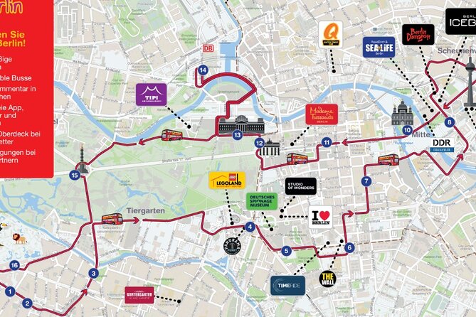 City Sightseeing Berlin Hop-On Hop-Off Bus Tour - Finding stops and avoiding the route mix-up