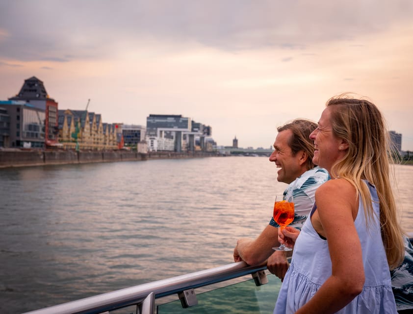 Cologne: 2-Hour Evening Cruise on the Rhine River - Drinks and snacks on the Rhine