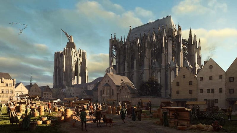 Cologne Cathedral Walking Tour around the cathedral with VR - How the 60 minutes usually feels