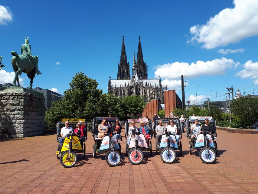 Cologne: Rickshaw Sightseeing Tour - The Rhine boulevard and riverside views