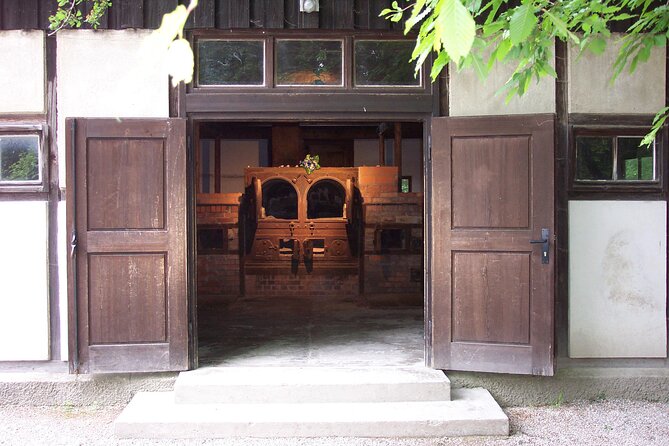 Dachau Concentration Camp Memorial Tour with Train from Munich - The gas chamber area and prisoner accounts