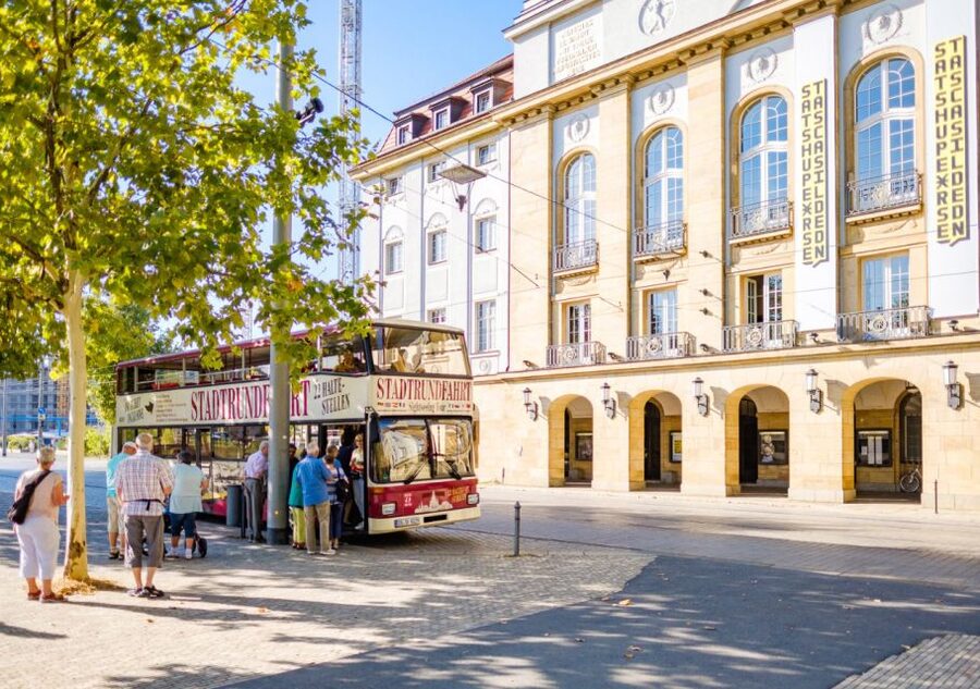 Dresden: 1-Day Hop-On-Hop-Off Bus Tour - The Blue Wonder, Weißer Hirsch, and the Elbe palaces