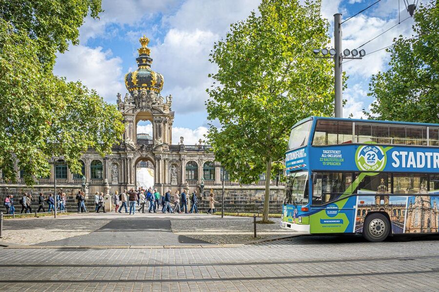 Dresden: Zwinger Skip-the-Line & 2-Day Hop-On Hop-Off Bus - Seeing Dresden from 22 bus stops
