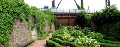 Duisburg Landscape Park GPS treasure hunt in old ironworks