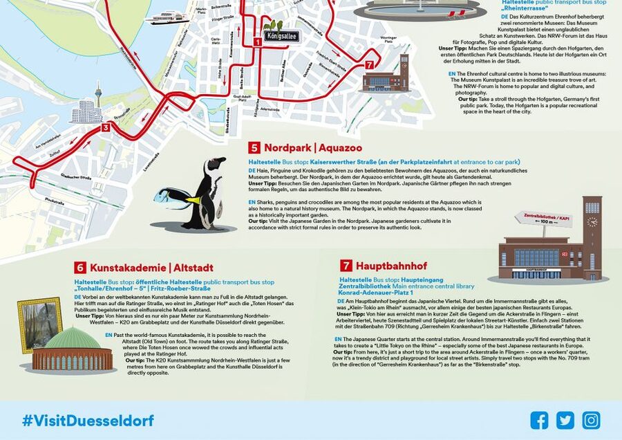 Düsseldorf: 24-Hour Hop-On Hop-Off Ticket - What the 90-minute circuit is really good for