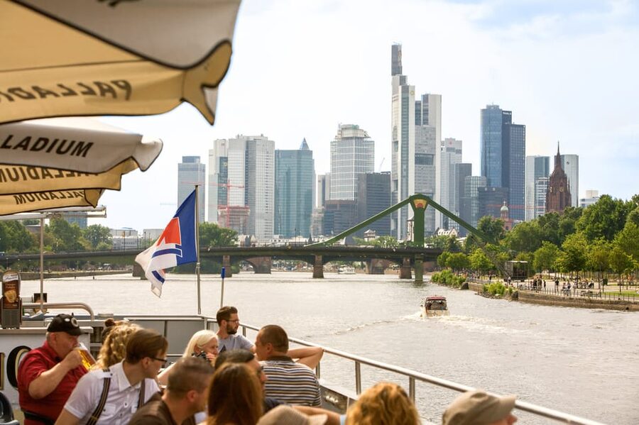 Frankfurt: 1-Hour Panorama Boat Cruise on the river Main - Frankfurt’s skyline from the Main