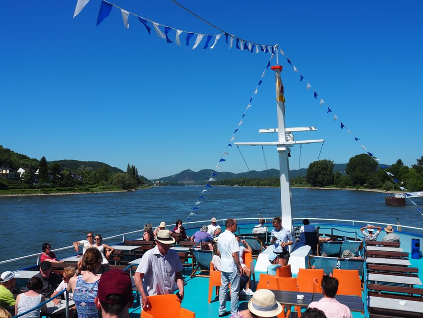 From Bonn: Rhine River to Linz Sightseeing Boat Tour - Bad Honnef and the quieter middle stretch