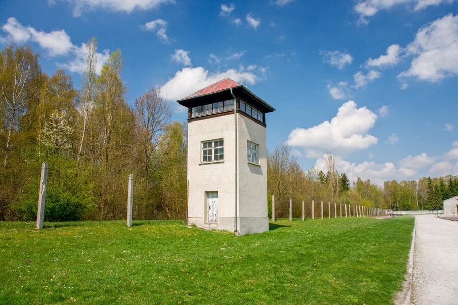 From Munich: Dachau Memorial Site Day Tour - The entrance and the first view of the memorial