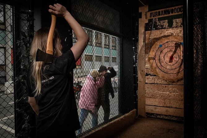 Guided Axe Throwing Experience in Frankfurt Altstadt - Key points at a glance