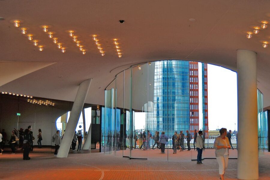 Hamburg: Elbphilharmonie Plaza, Highlights & Surroundings - The Plaza views over Hamburg’s harbor