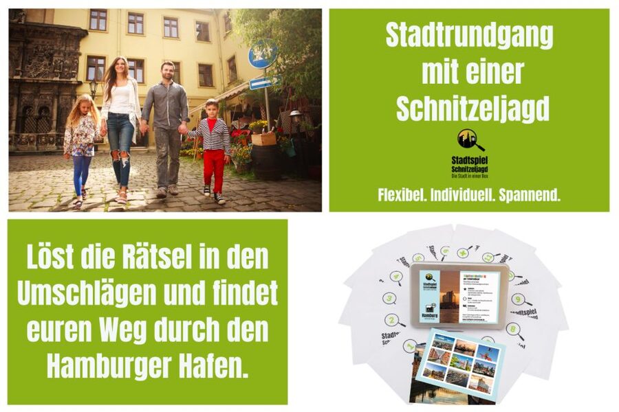 Hamburg: Scavenger Hunt Self-Guided Tour for Children - A port walk with children in charge
