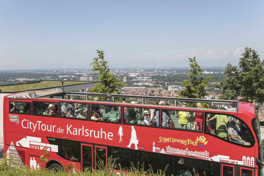 Karlsruhe: 24-Hour Hop-On Hop-Off Sightseeing Bus Ticket - Seeing Karlsruhe from its fan-shaped center