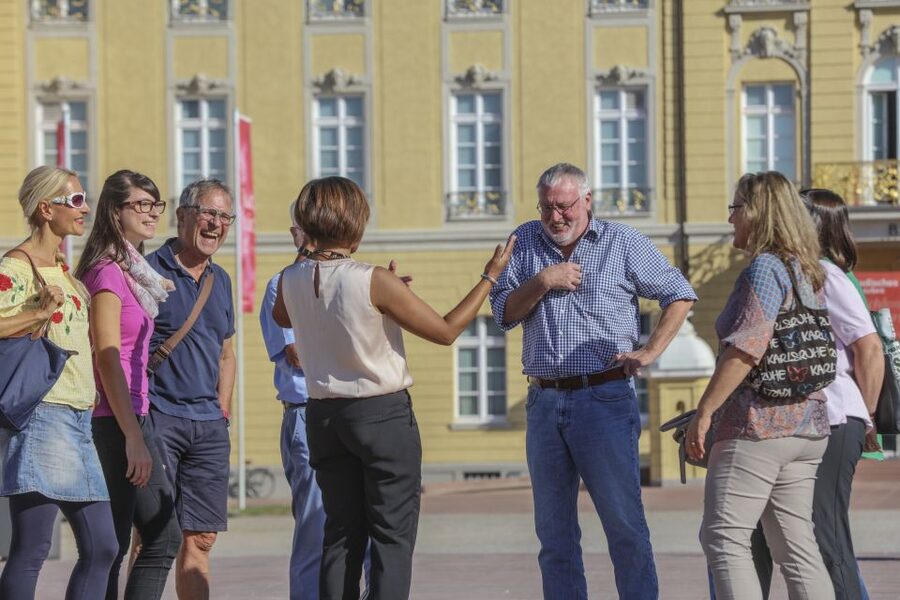 Karlsruhe: Guided City History & Culture Walking Tour - Reading Karlsruhe’s unusual Baroque city plan