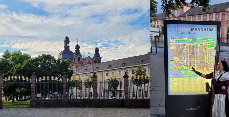 Mannheim: Public Night Watchman Tour with Night Watchwoman Marie - Mannheim’s Baroque Palace and the Elector’s world