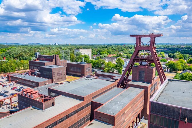 Private city rally around the Zollverein Coal Mine Industrial Complex in Essen - What you see at the coal mine complex