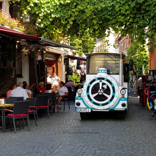 Rüdesheim sightseeing tour with the Winzerexpress - Out toward the vineyards