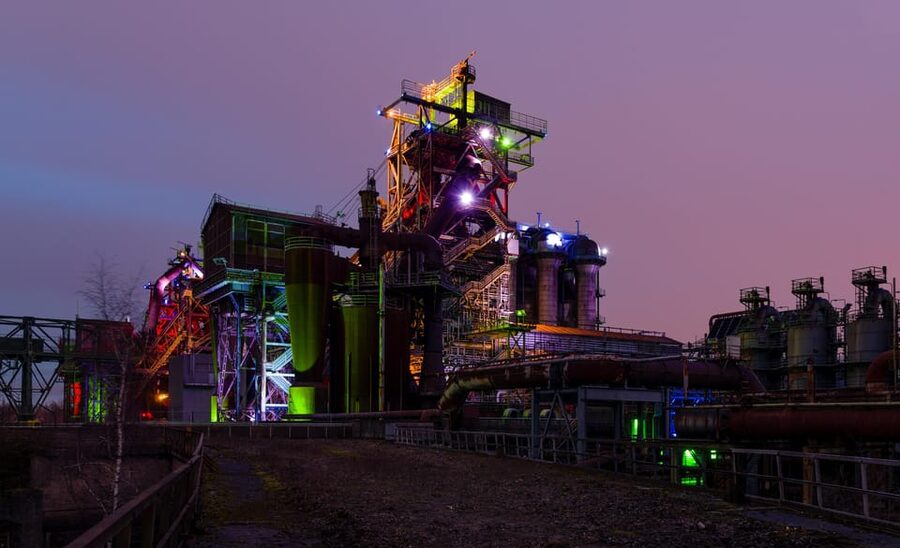 Torchlight tour of the old ironworks - Weekend lighting and the fiery evening mood